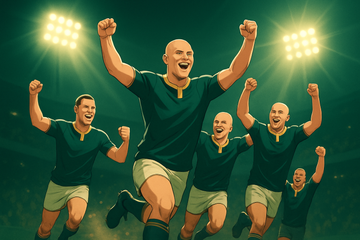 Rassie, Daan Debut Bald Looks After Bet Win