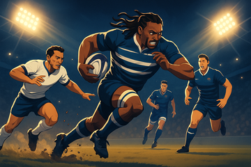 Wardog Vernon Paulo Charges with Stormers