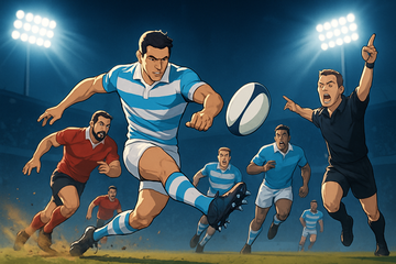 Los Pumas Flyhalf Charged for Referee Abuse