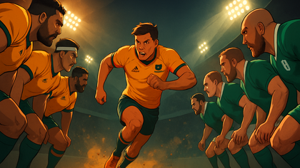 Wallabies Rookie Ignites Debut with Fierce Clash