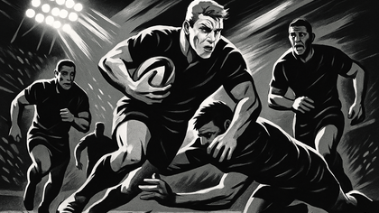 All Blacks Rookie Battles Nerves, Vomits Debut