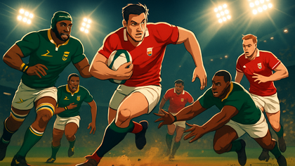 Lions Stars Train with Champion Springboks